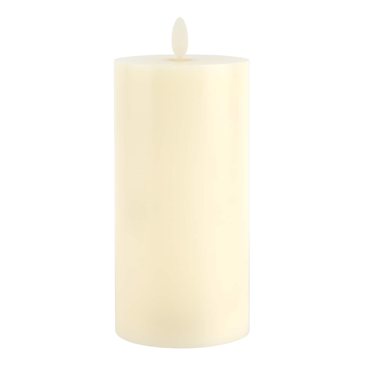3" x 6" Moving Flame LED Wax Pillar Candle by Ashland®